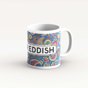 Blue Multicoloured Paisley Pattern Mug