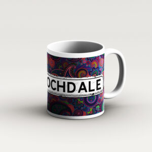purple multicoloured Paisley Pattern Mug