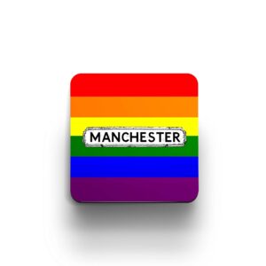 ;Pride rainbow coaster