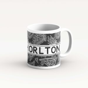 Black and White Paisley Pattern Mug