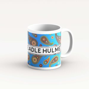 Blue Paisley Pattern Mug