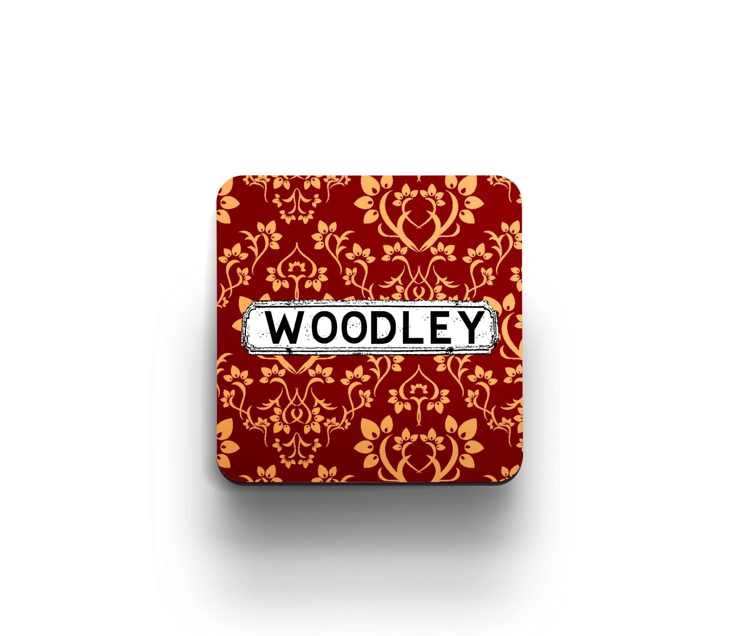 maroondamask coaster