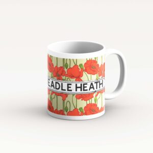 Poppy Floral Pattern Mug