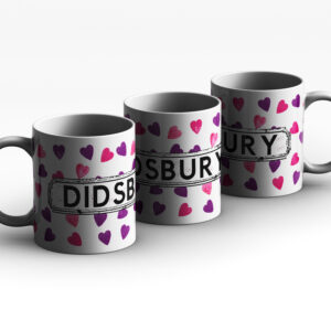 purple hearts mug