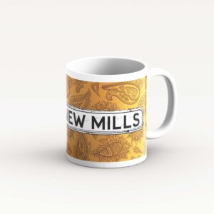 Sand Paisley Pattern Mug
